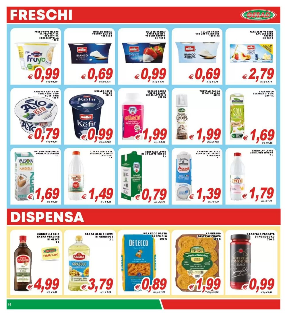 Volantino promozionale Gesad Supermercati  valide dal 25/02/2026 - Pagina 10.