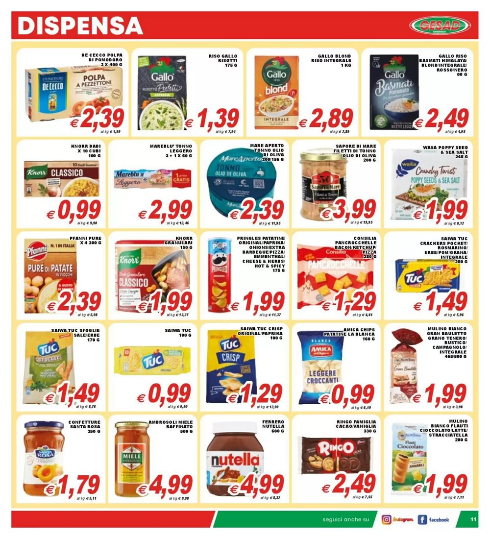 Volantino promozionale Gesad Supermercati  valide dal 25/02/2026 - Pagina 11.