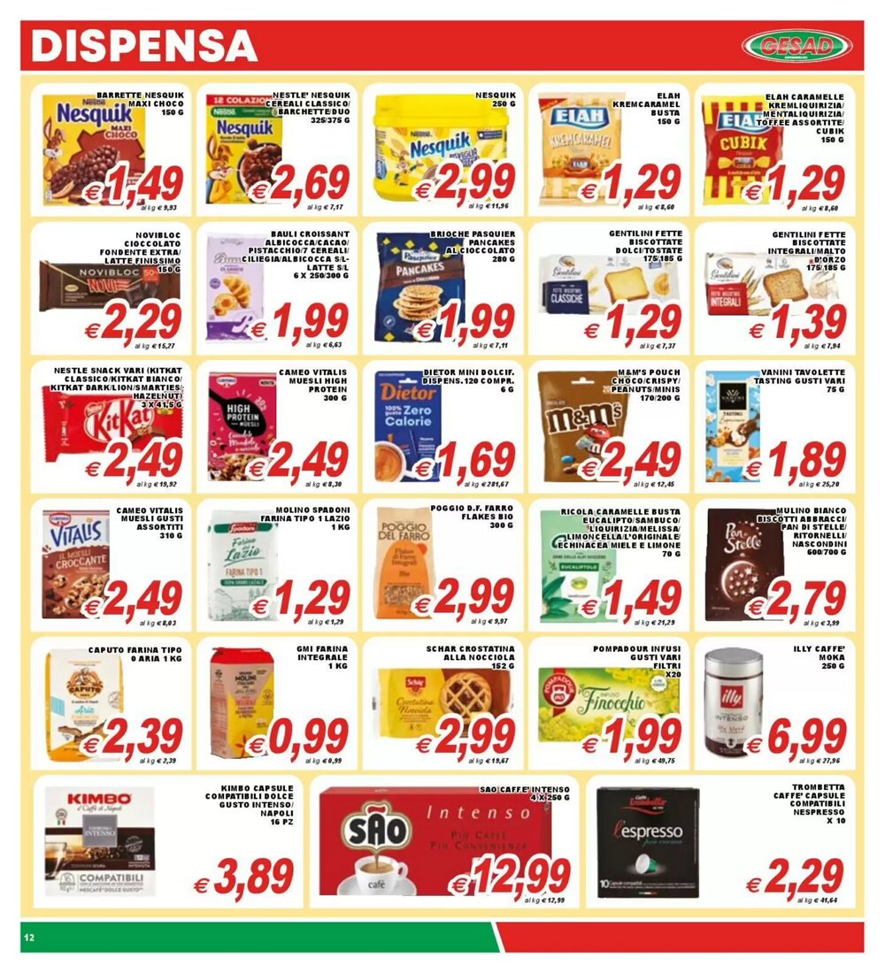 Volantino promozionale Gesad Supermercati  valide dal 25/02/2026 - Pagina 12.