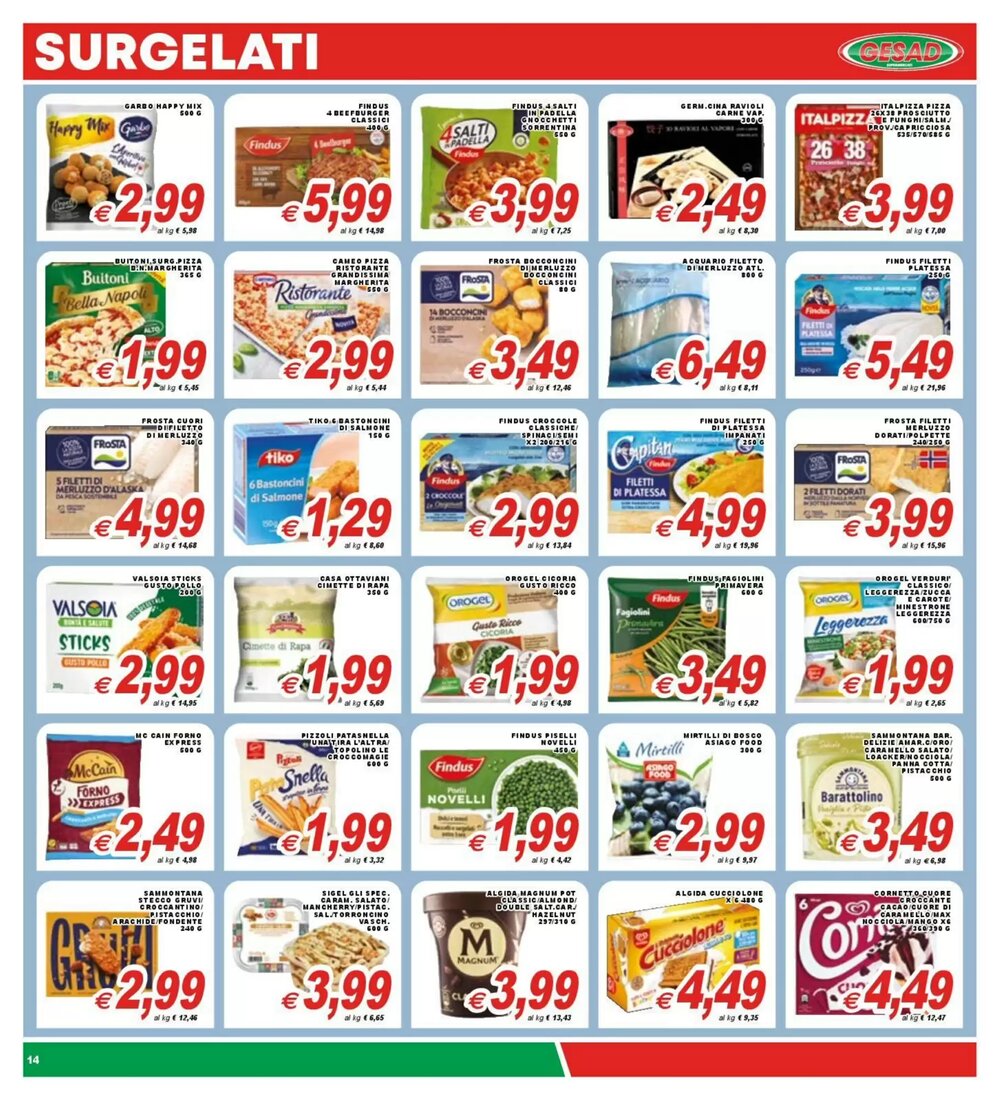 Volantino promozionale Gesad Supermercati  valide dal 25/02/2026 - Pagina 14.