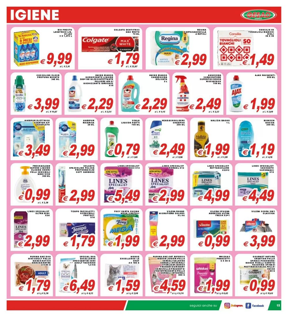 Volantino promozionale Gesad Supermercati  valide dal 25/02/2026 - Pagina 15.