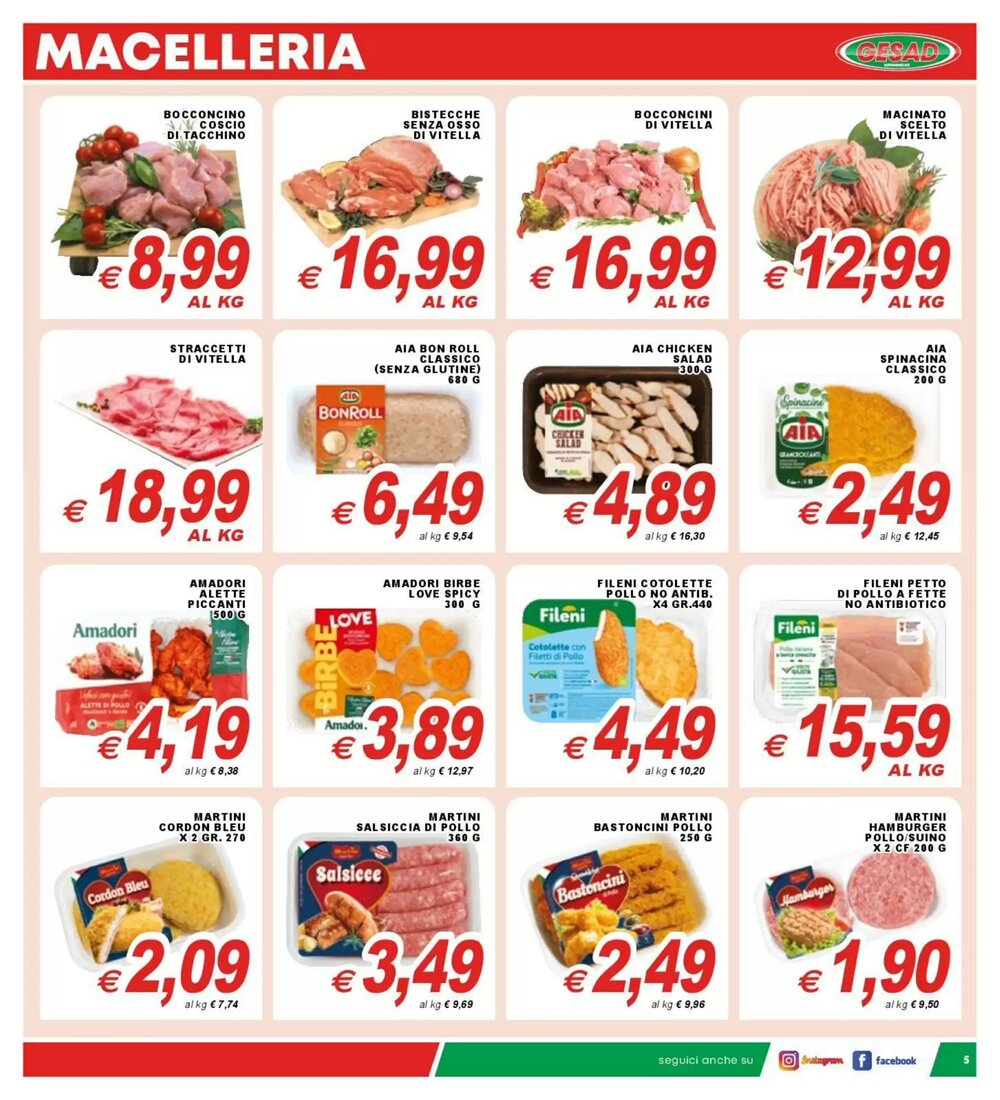 Volantino promozionale Gesad Supermercati  valide dal 25/02/2026 - Pagina 5.