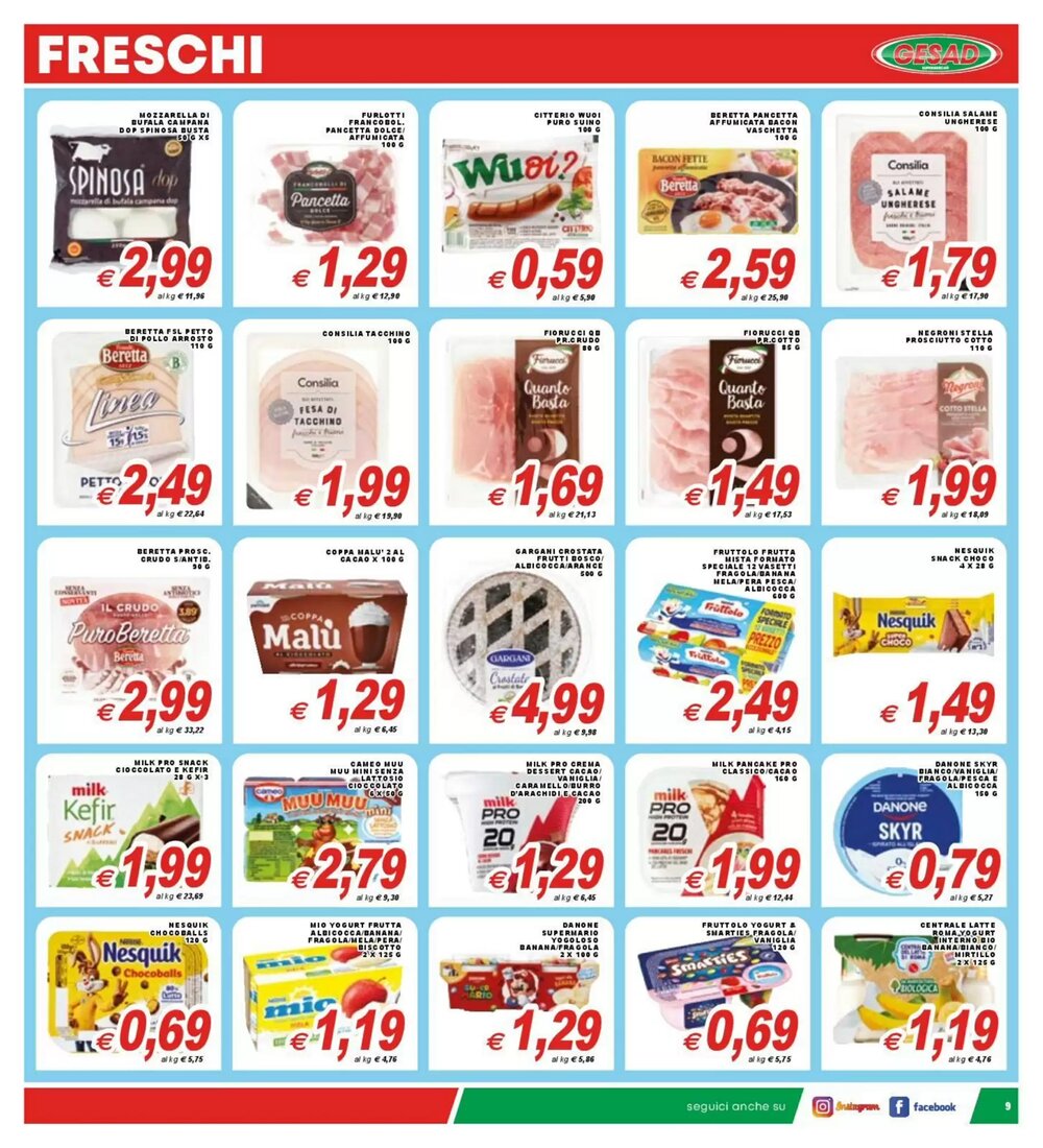 Volantino promozionale Gesad Supermercati  valide dal 25/02/2026 - Pagina 9.