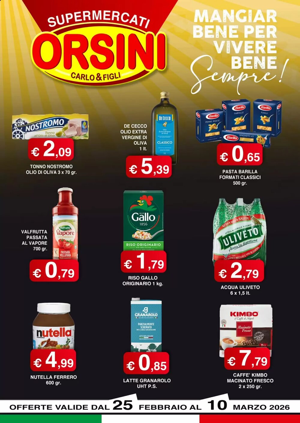 Volantino promozionale Orsini Market  valide dal 25/02/2026 - Pagina 3.