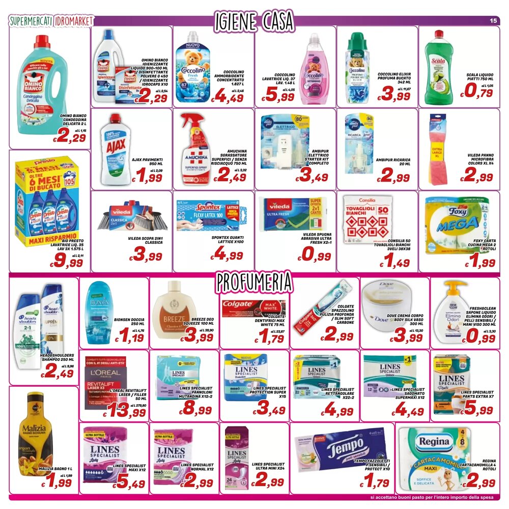 Volantino promozionale Idromarket  valide dal 25/02/2026 - Pagina 15.