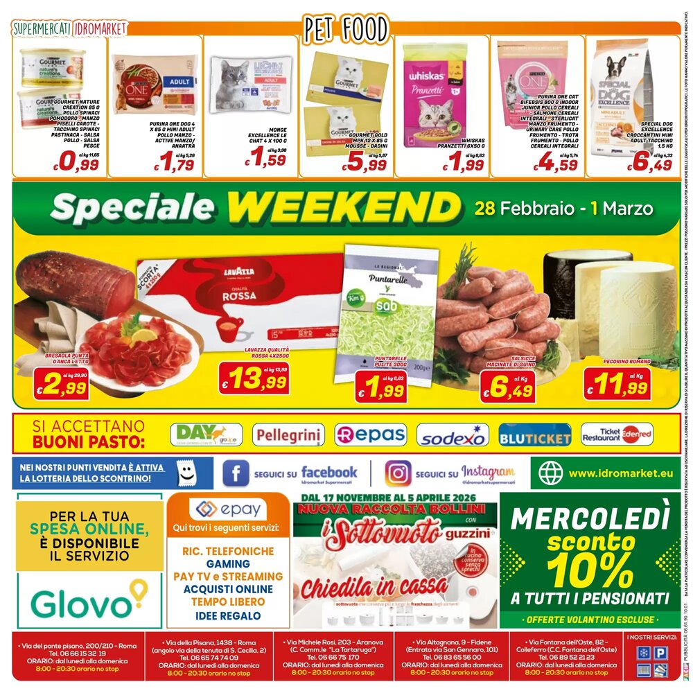 Volantino promozionale Idromarket  valide dal 25/02/2026 - Pagina 16.