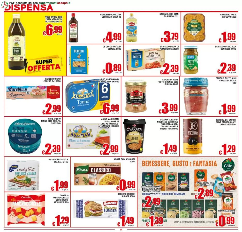 Volantino promozionale Sacoph  valide dal 25/02/2026 - Pagina 14.