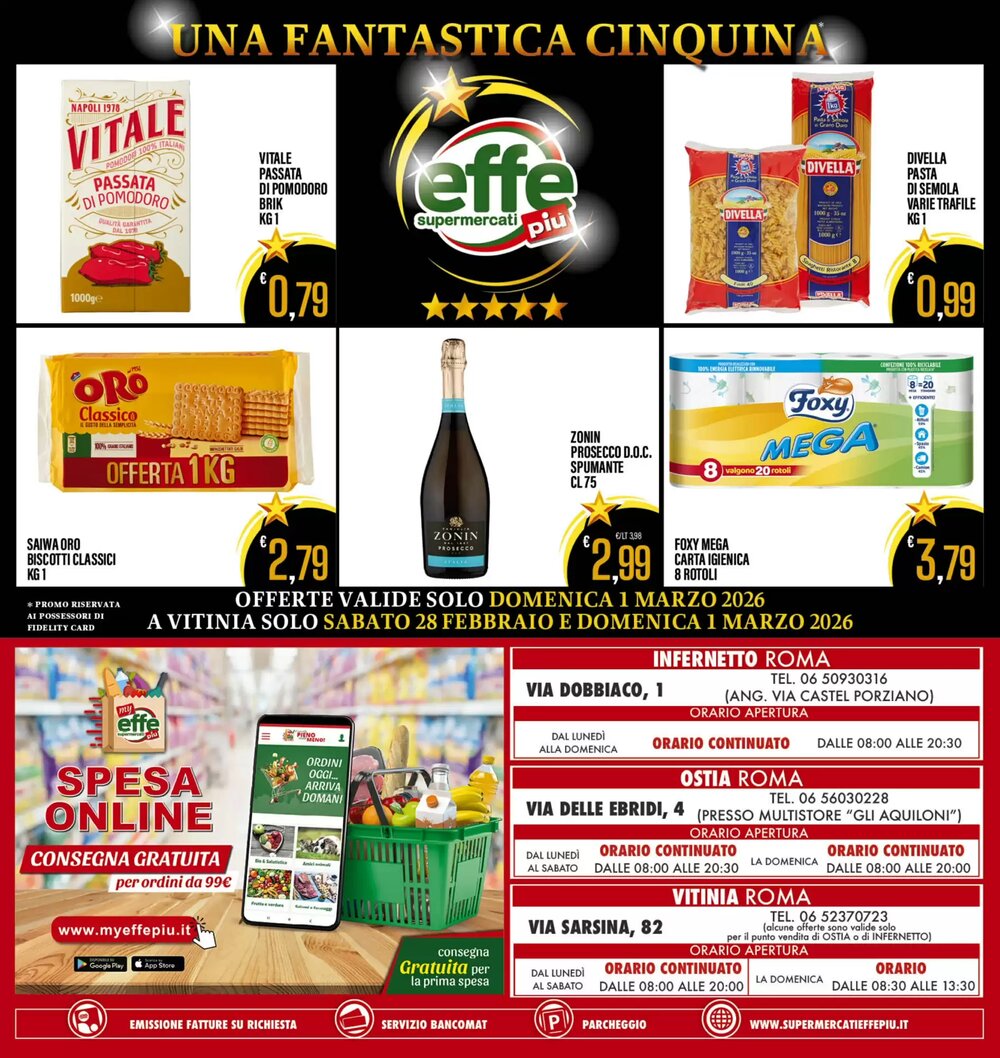 Volantino promozionale Supermercati EffePiù  valide dal 25/02/2026 - Pagina 16.