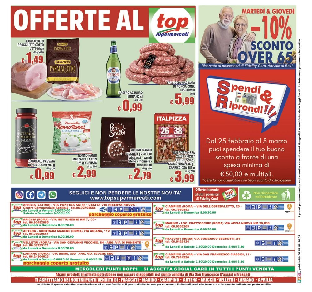 Volantino promozionale Top Supermercati  valide dal 25/02/2026 - Pagina 20.