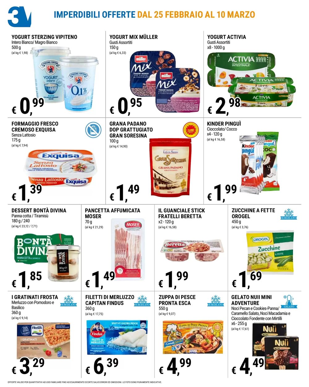 Volantino promozionale Tre Valli Supermercato  valide dal 25/02/2026 - Pagina 10.