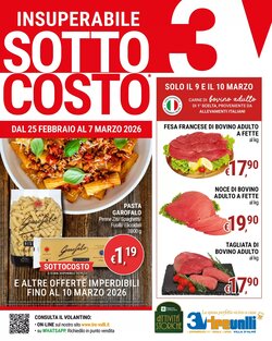 Volantino promozionale Tre Valli Supermercato  valide dal 25/02/2026