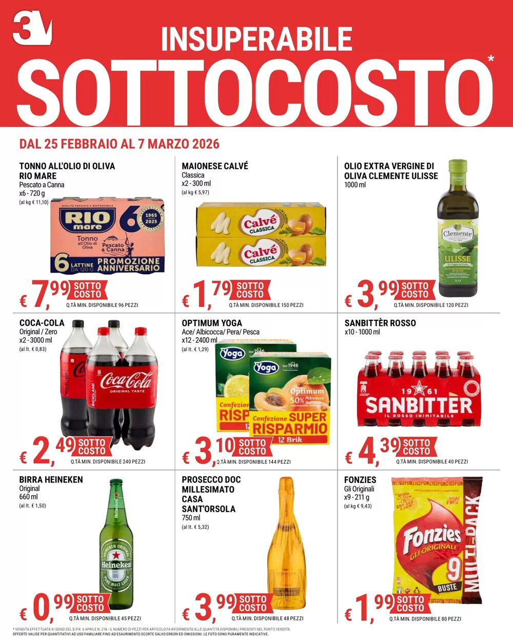 Volantino promozionale Tre Valli Supermercato  valide dal 25/02/2026 - Pagina 4.