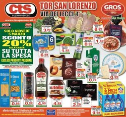 Volantino promozionale CTS Supermercati  valide dal 25/02/2026