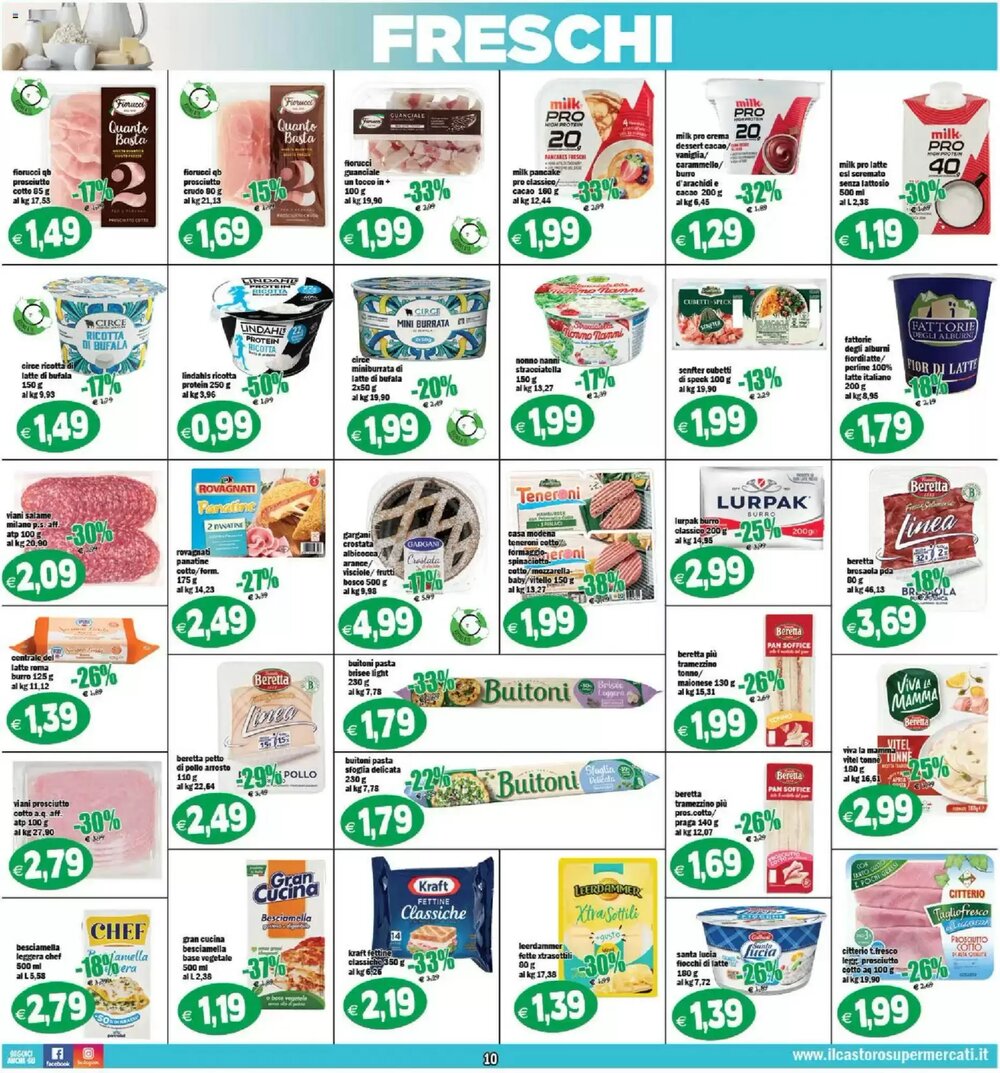 Volantino promozionale Il Castoro Supermercati  valide dal 25/02/2026 - Pagina 10.