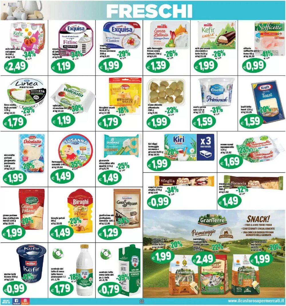 Volantino promozionale Il Castoro Supermercati  valide dal 25/02/2026 - Pagina 11.