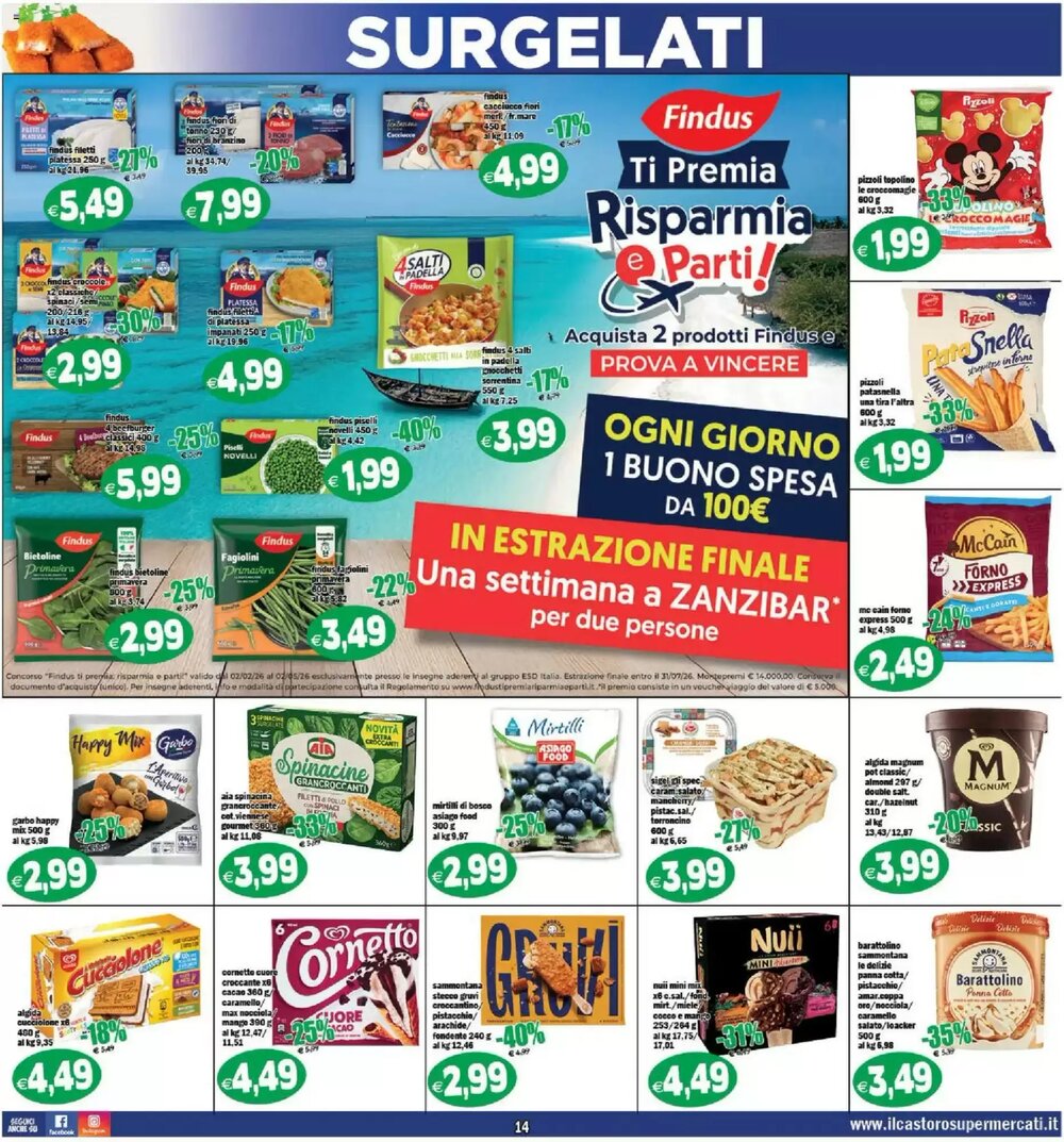 Volantino promozionale Il Castoro Supermercati  valide dal 25/02/2026 - Pagina 14.