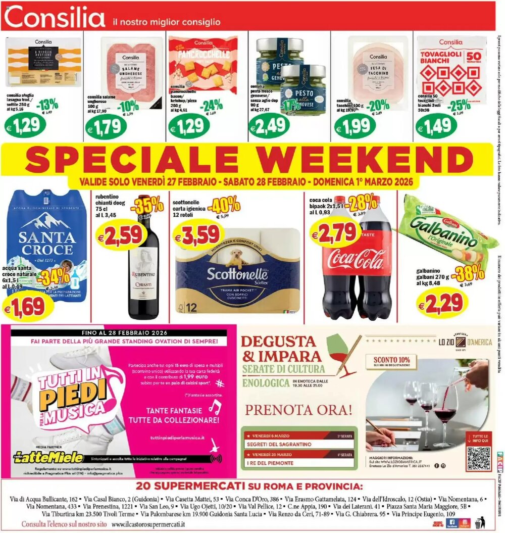 Volantino promozionale Il Castoro Supermercati  valide dal 25/02/2026 - Pagina 20.