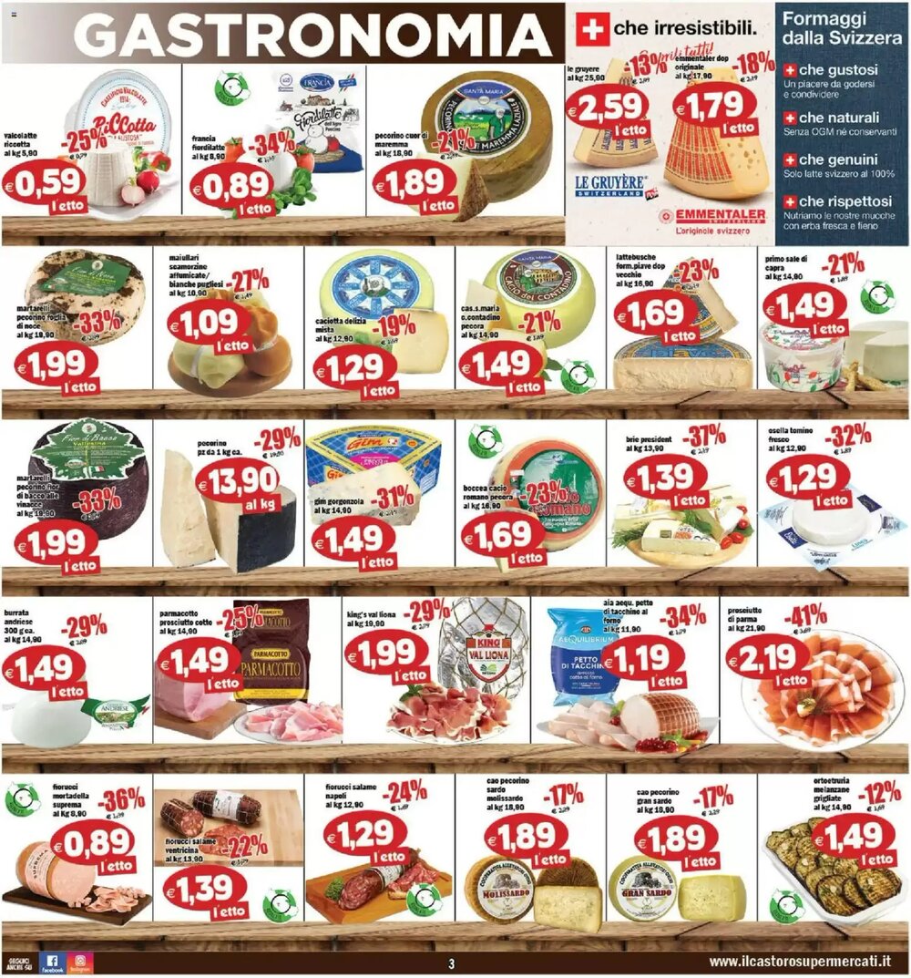 Volantino promozionale Il Castoro Supermercati  valide dal 25/02/2026 - Pagina 3.