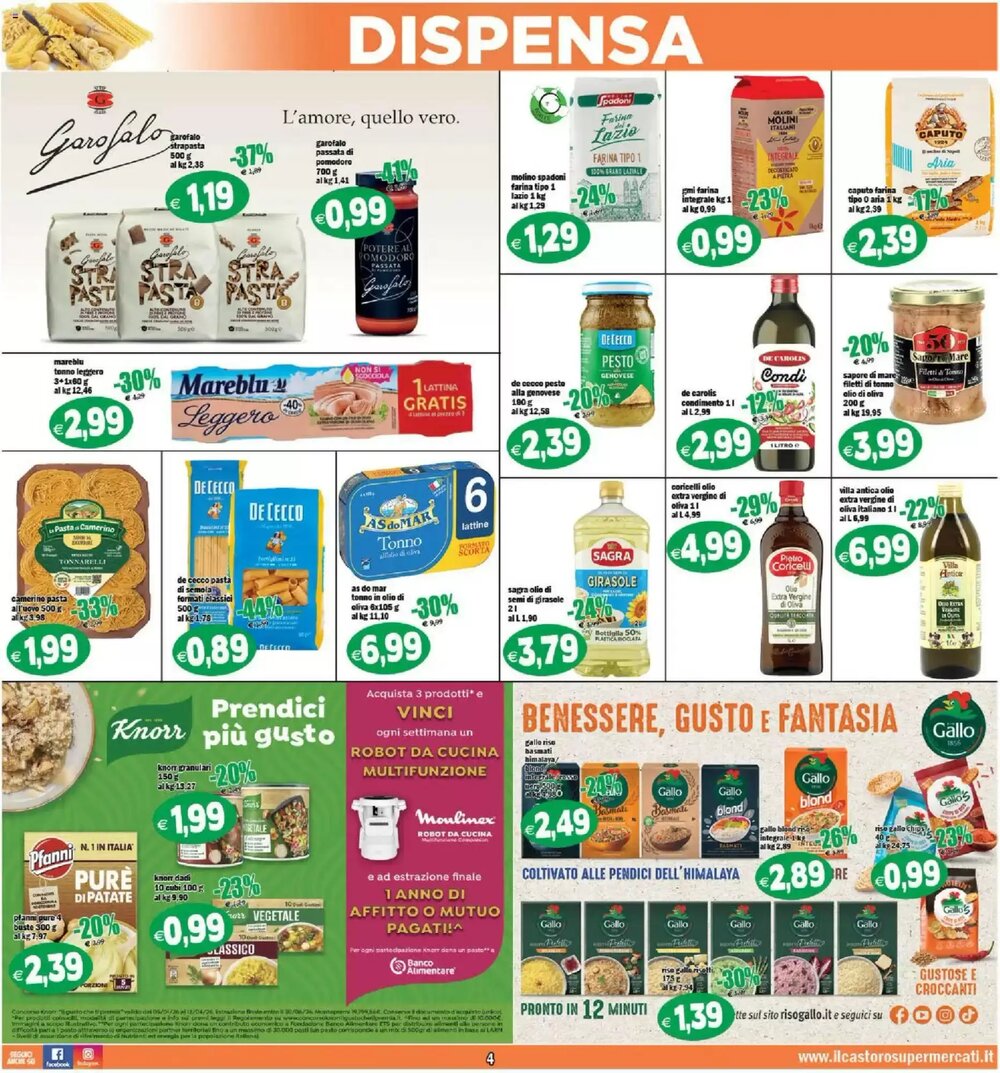 Volantino promozionale Il Castoro Supermercati  valide dal 25/02/2026 - Pagina 4.
