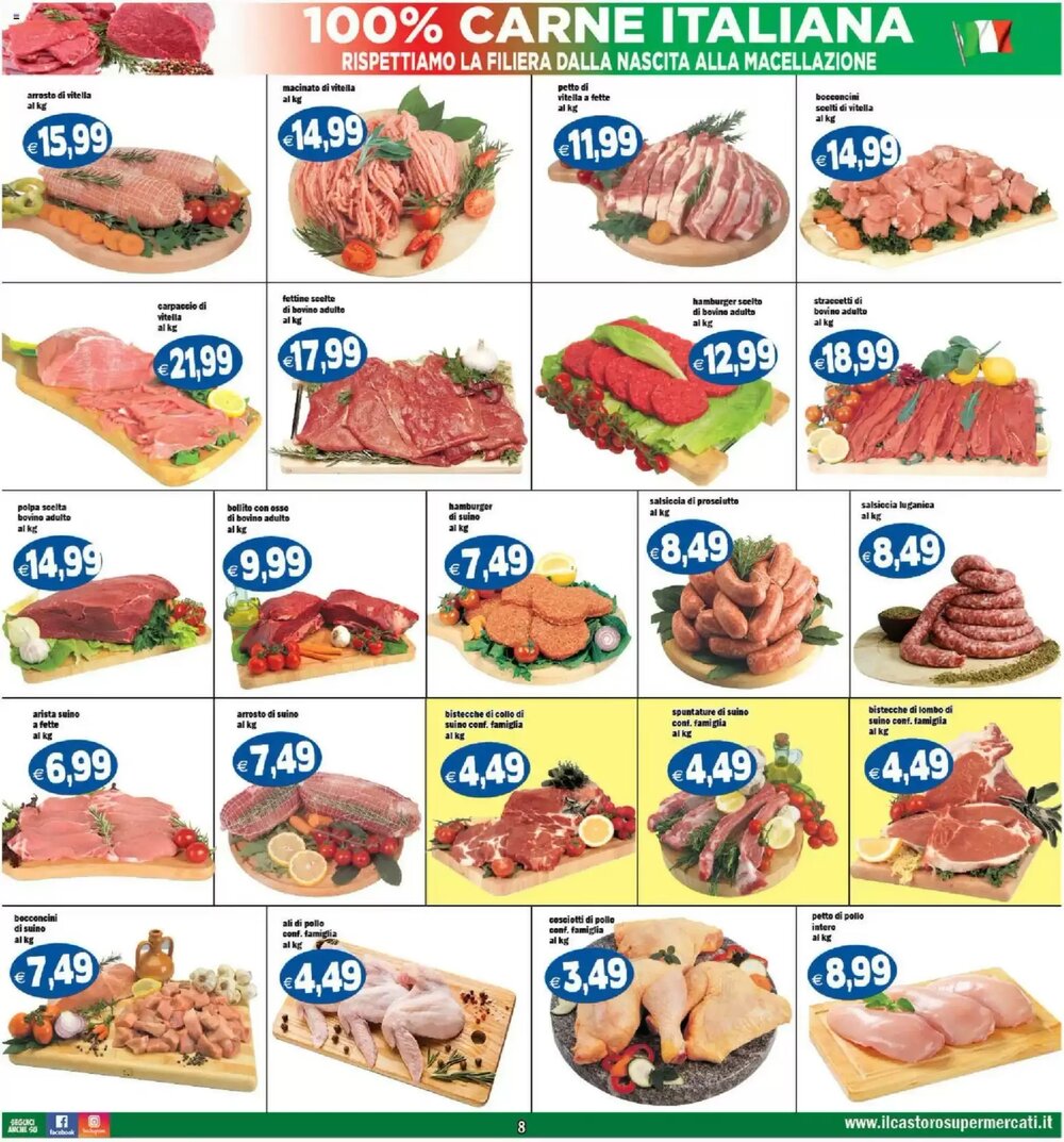Volantino promozionale Il Castoro Supermercati  valide dal 25/02/2026 - Pagina 8.