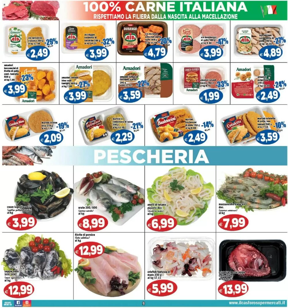 Volantino promozionale Il Castoro Supermercati  valide dal 25/02/2026 - Pagina 9.