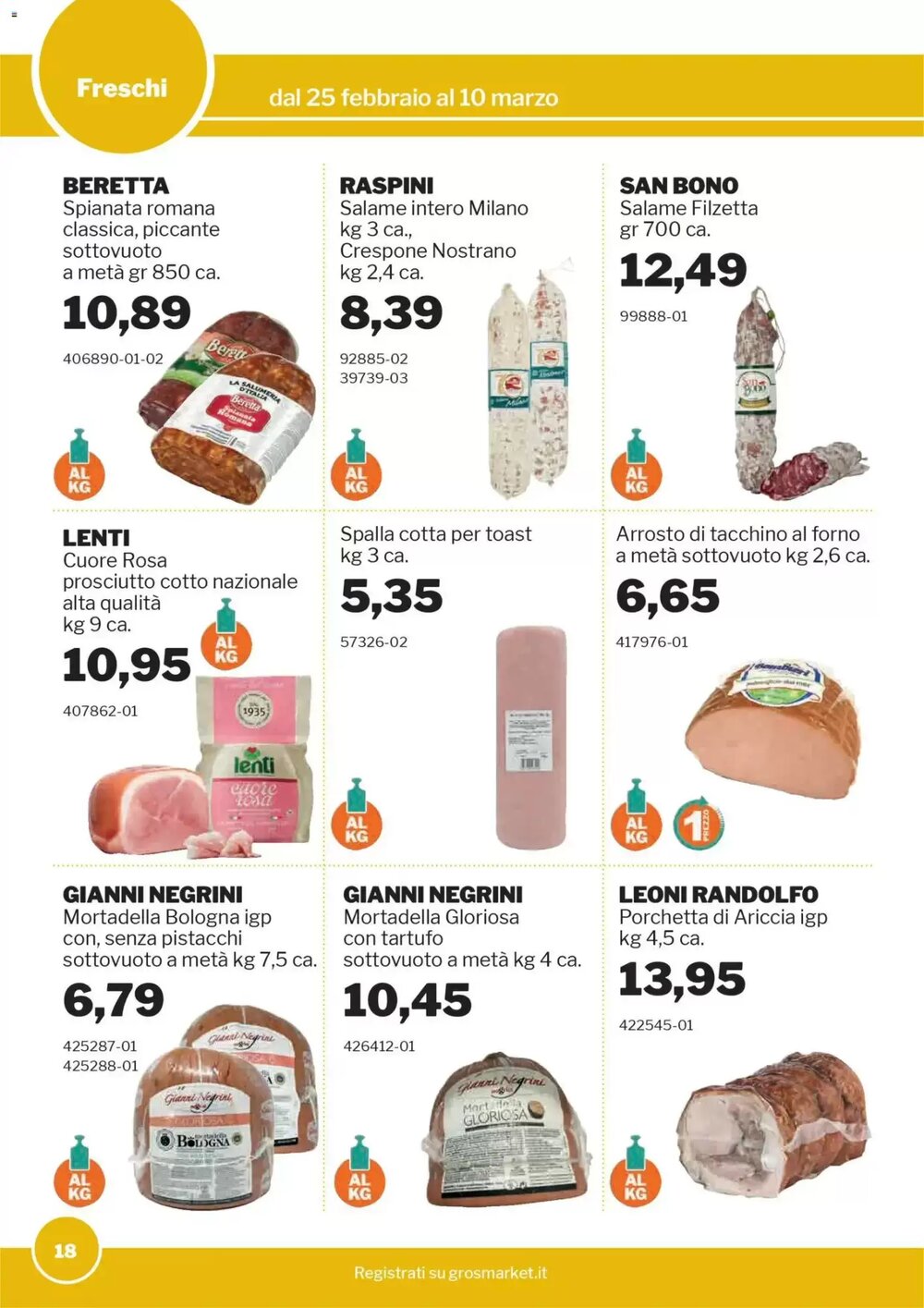 Volantino promozionale GrosMarket  valide dal 25/02/2026 - Pagina 17.