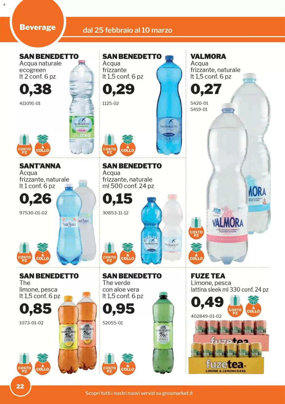 Volantino promozionale GrosMarket  valide dal 25/02/2026 - Pagina 21.