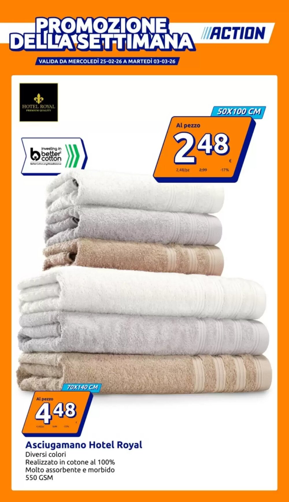 Volantino promozionale Action  valide dal 25/02/2026 - Pagina 1.