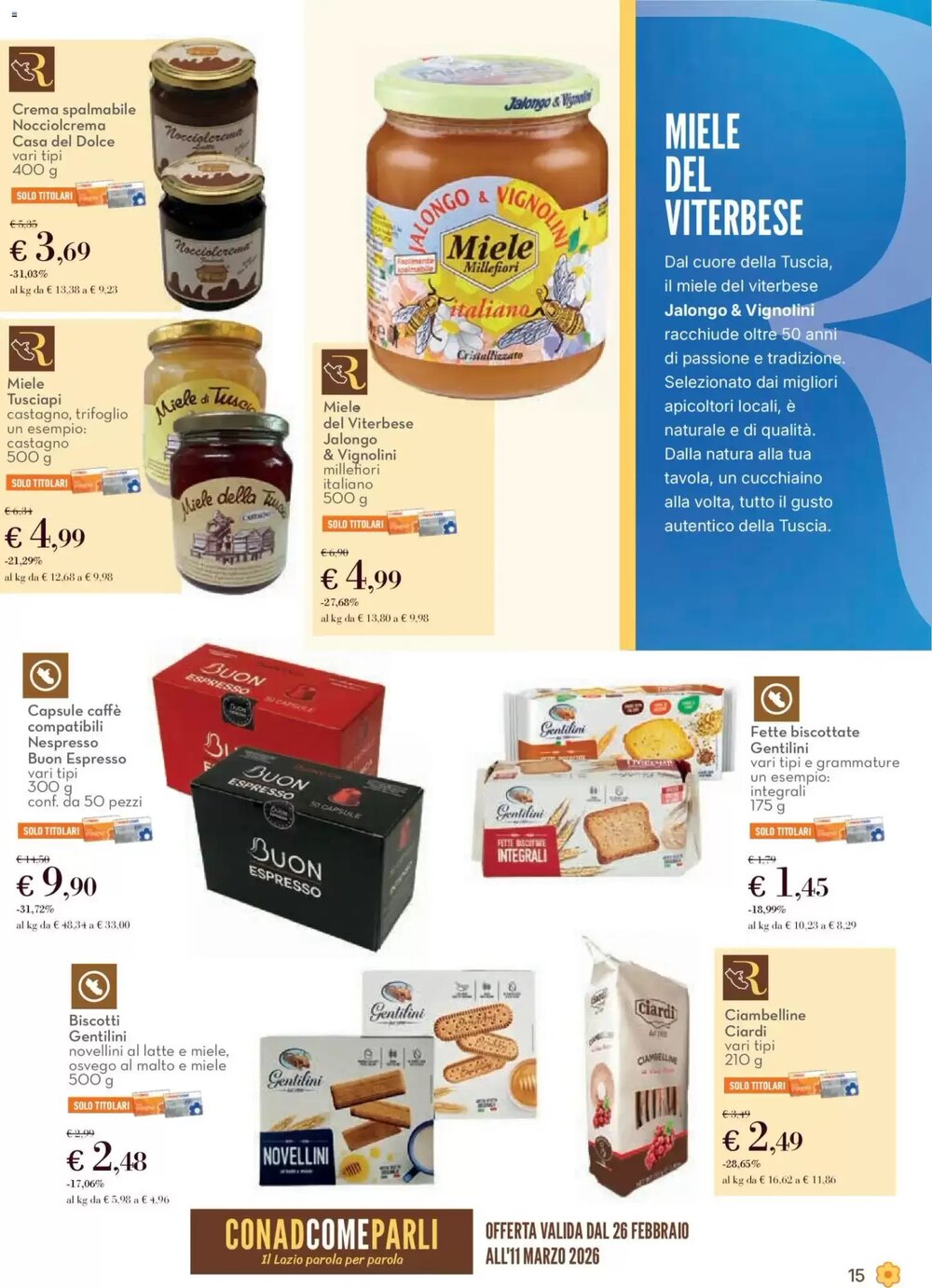 Volantino promozionale Conad  valide dal 26/02/2026 - Pagina 15.