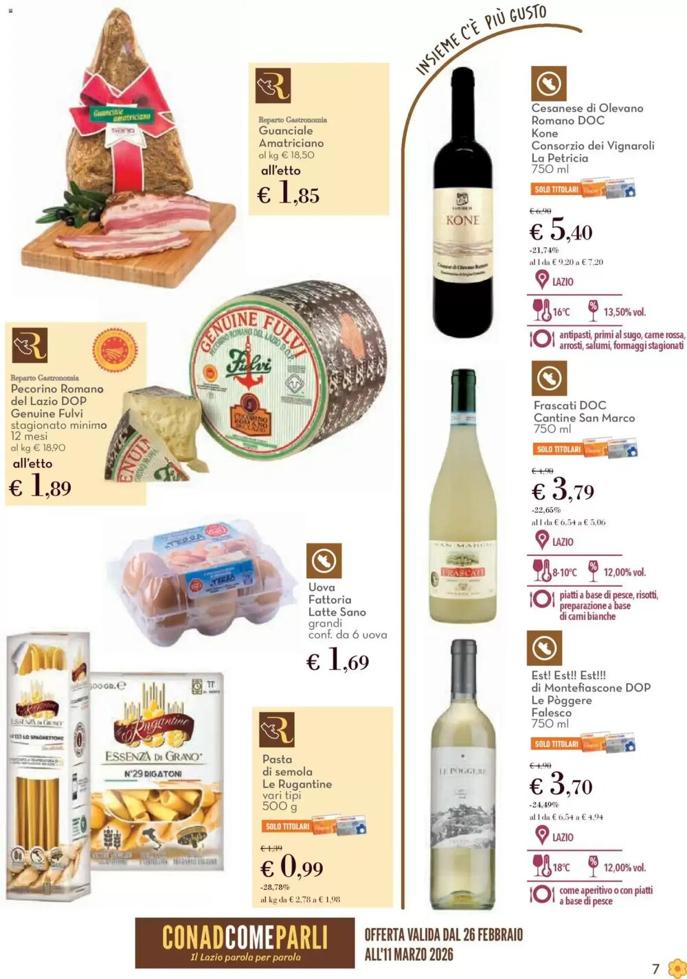 Volantino promozionale Conad  valide dal 26/02/2026 - Pagina 7.
