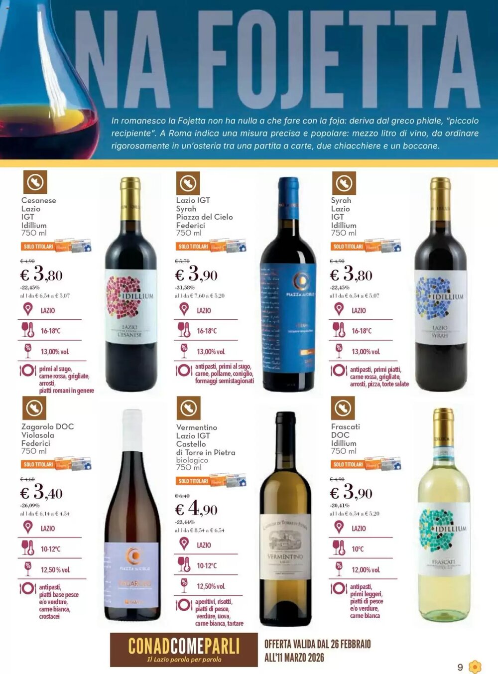 Volantino promozionale Conad  valide dal 26/02/2026 - Pagina 9.