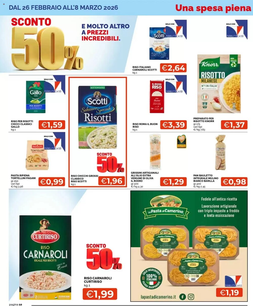 Volantino promozionale Mercatò  valide dal 26/02/2026 - Pagina 10.