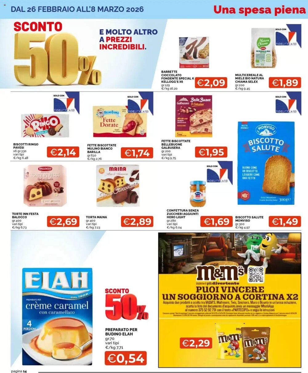 Volantino promozionale Mercatò  valide dal 26/02/2026 - Pagina 14.