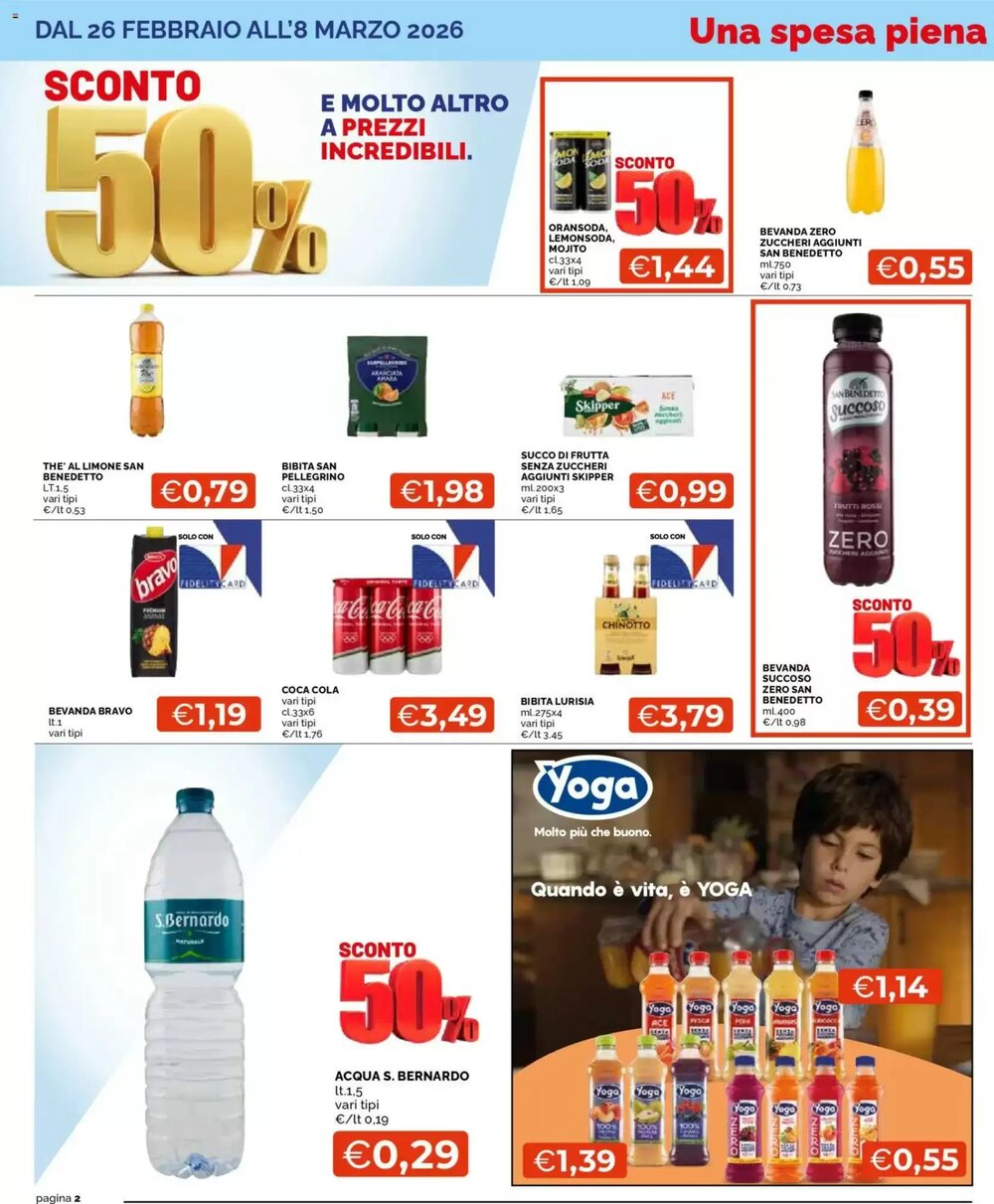 Volantino promozionale Mercatò  valide dal 26/02/2026 - Pagina 2.
