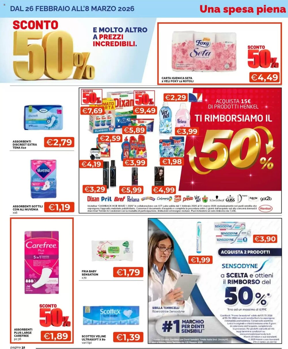 Volantino promozionale Mercatò  valide dal 26/02/2026 - Pagina 32.
