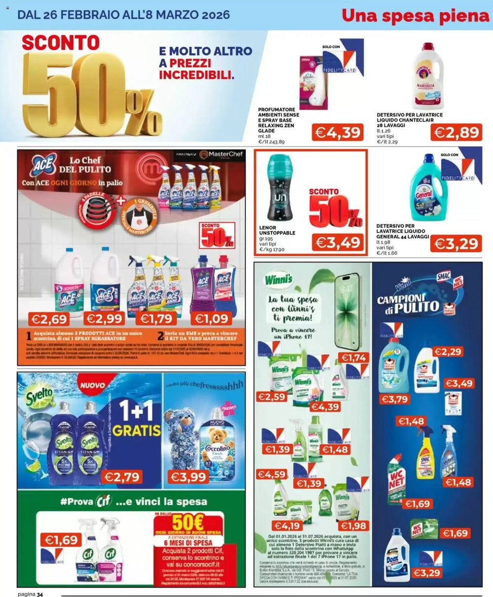 Volantino promozionale Mercatò  valide dal 26/02/2026 - Pagina 34.