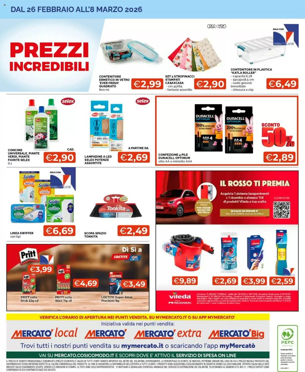 Volantino promozionale Mercatò  valide dal 26/02/2026 - Pagina 36.