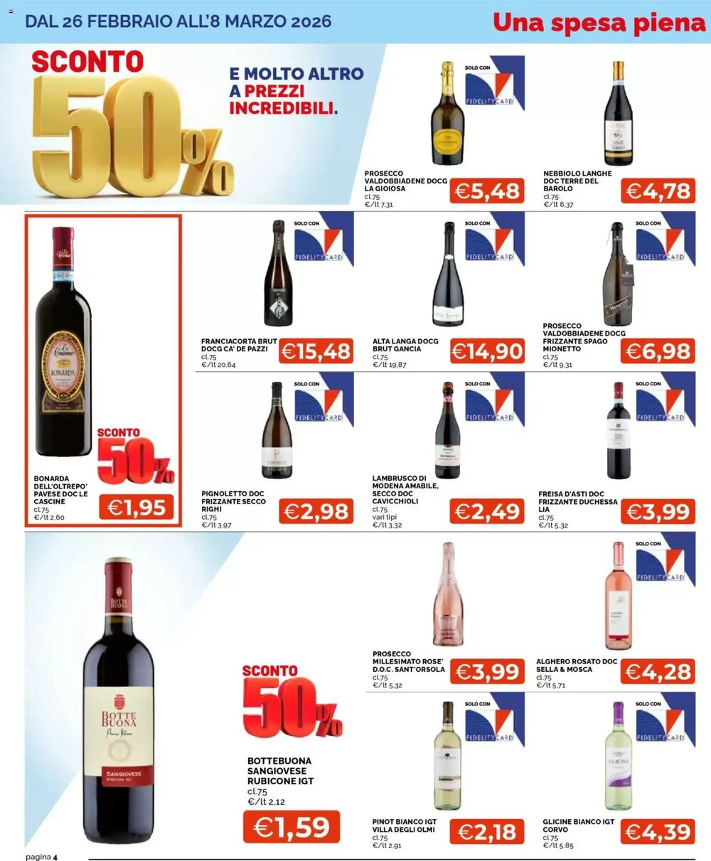 Volantino promozionale Mercatò  valide dal 26/02/2026 - Pagina 4.