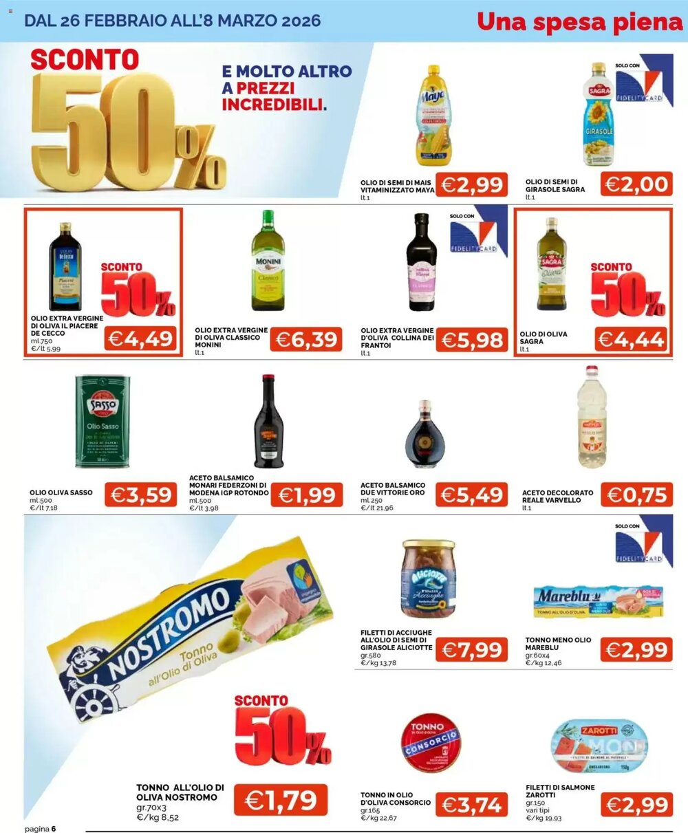 Volantino promozionale Mercatò  valide dal 26/02/2026 - Pagina 6.