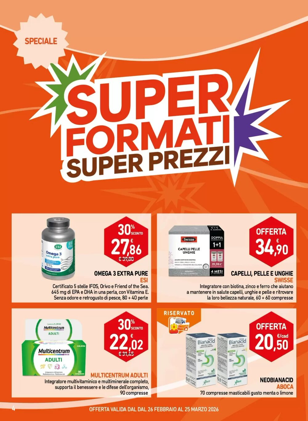 Volantino promozionale Conad  valide dal 26/02/2026 - Pagina 4.