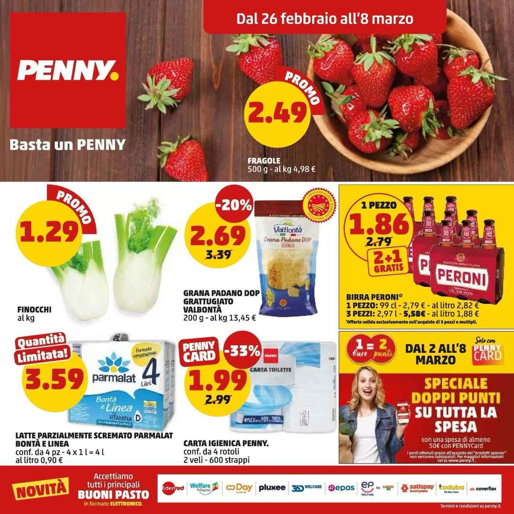 Volantino promozionale PENNY  valide dal 26/02/2026 - Pagina 1.