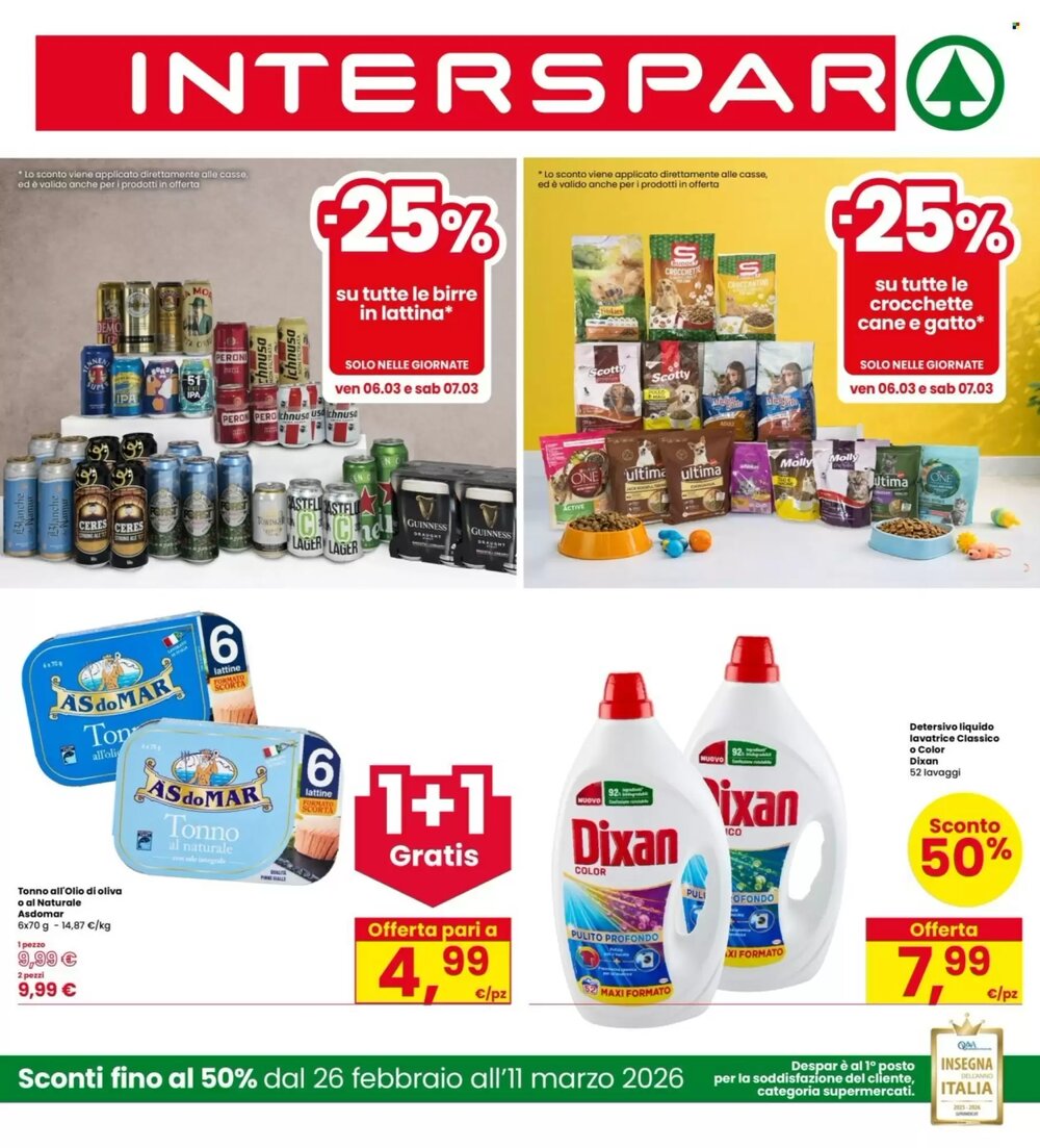 Volantino promozionale Interspar  valide dal 26/02/2026 - Pagina 1.