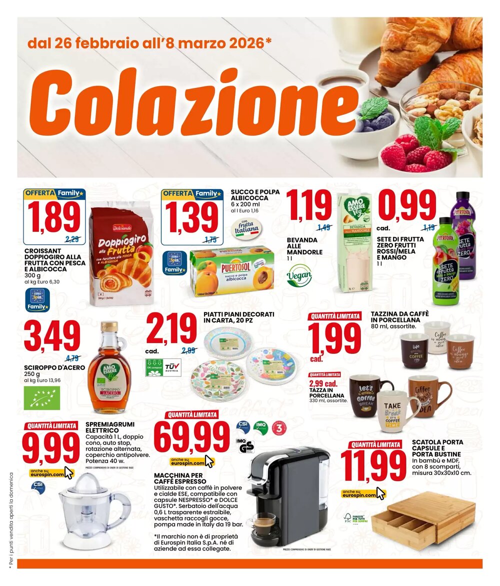 Volantino promozionale Eurospin  valide dal 26/02/2026 - Pagina 7.