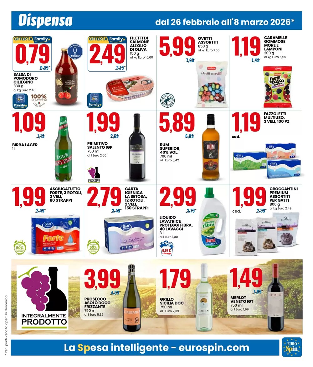 Volantino promozionale Eurospin  valide dal 26/02/2026 - Pagina 9.