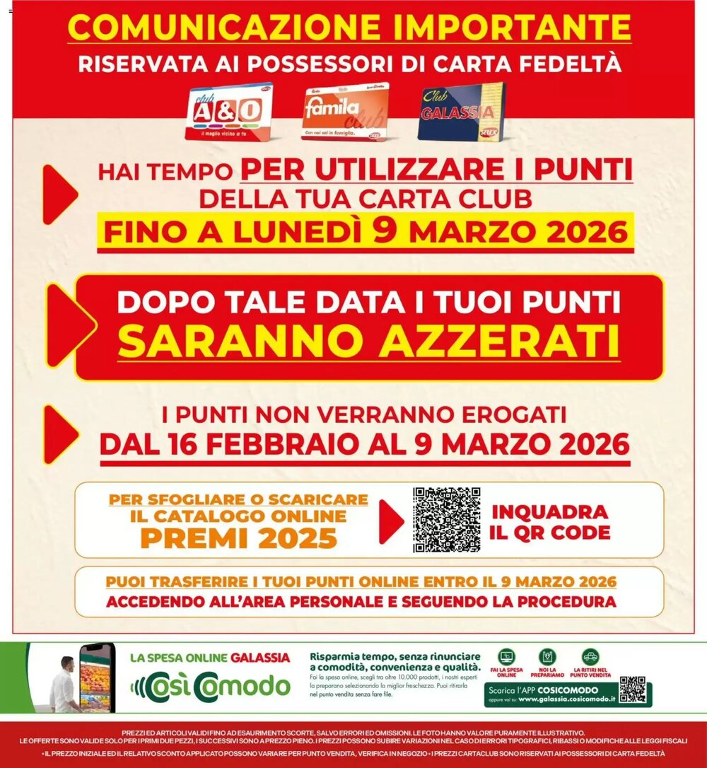Volantino promozionale Galassia  valide dal 26/02/2026 - Pagina 28.
