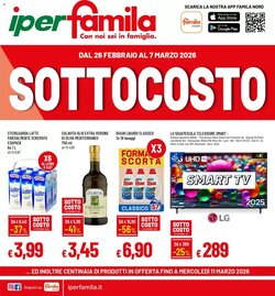 Volantino promozionale IperFamila valide dal 26/02/2026