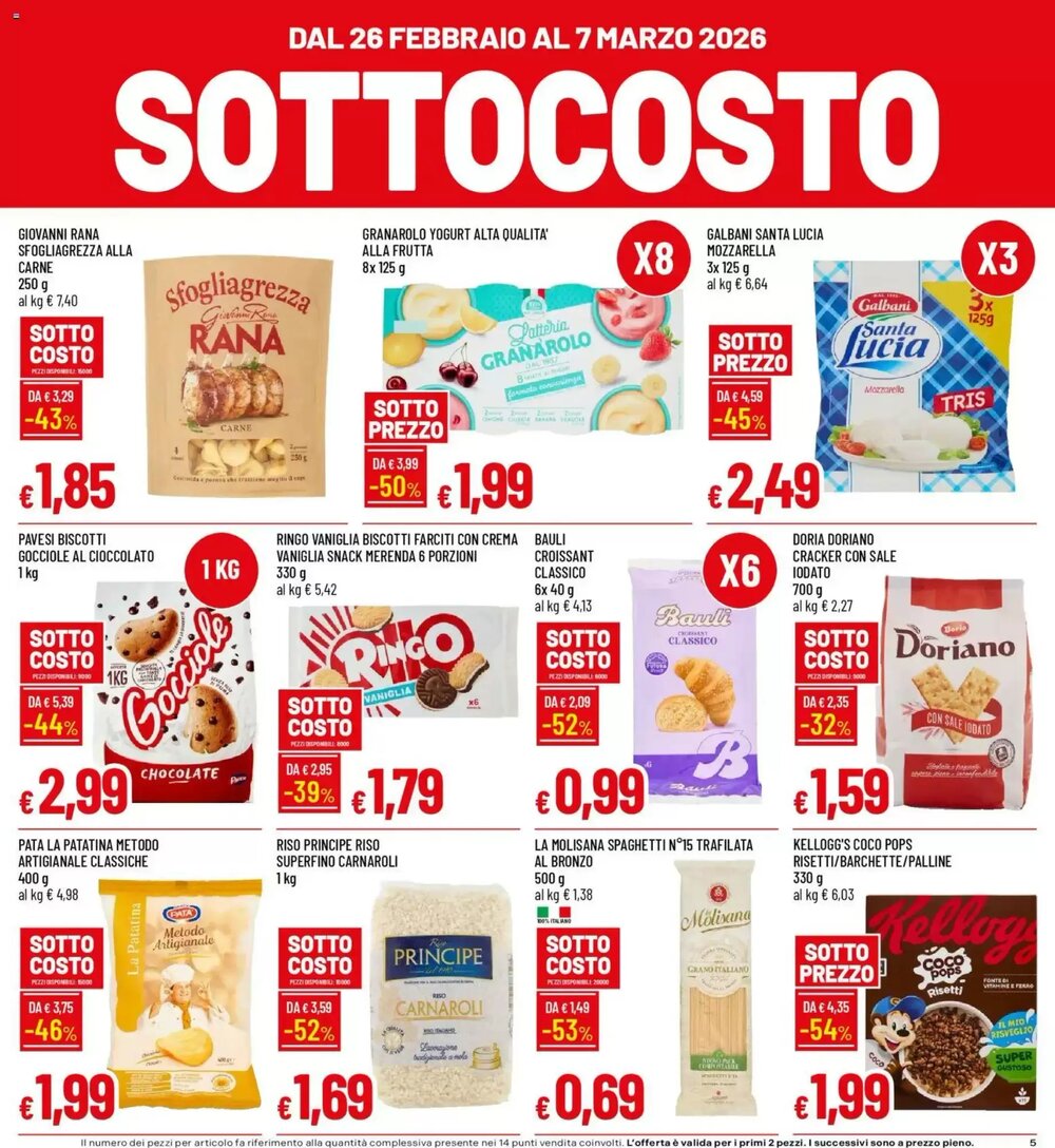 Volantino promozionale IperFamila  valide dal 26/02/2026 - Pagina 5.