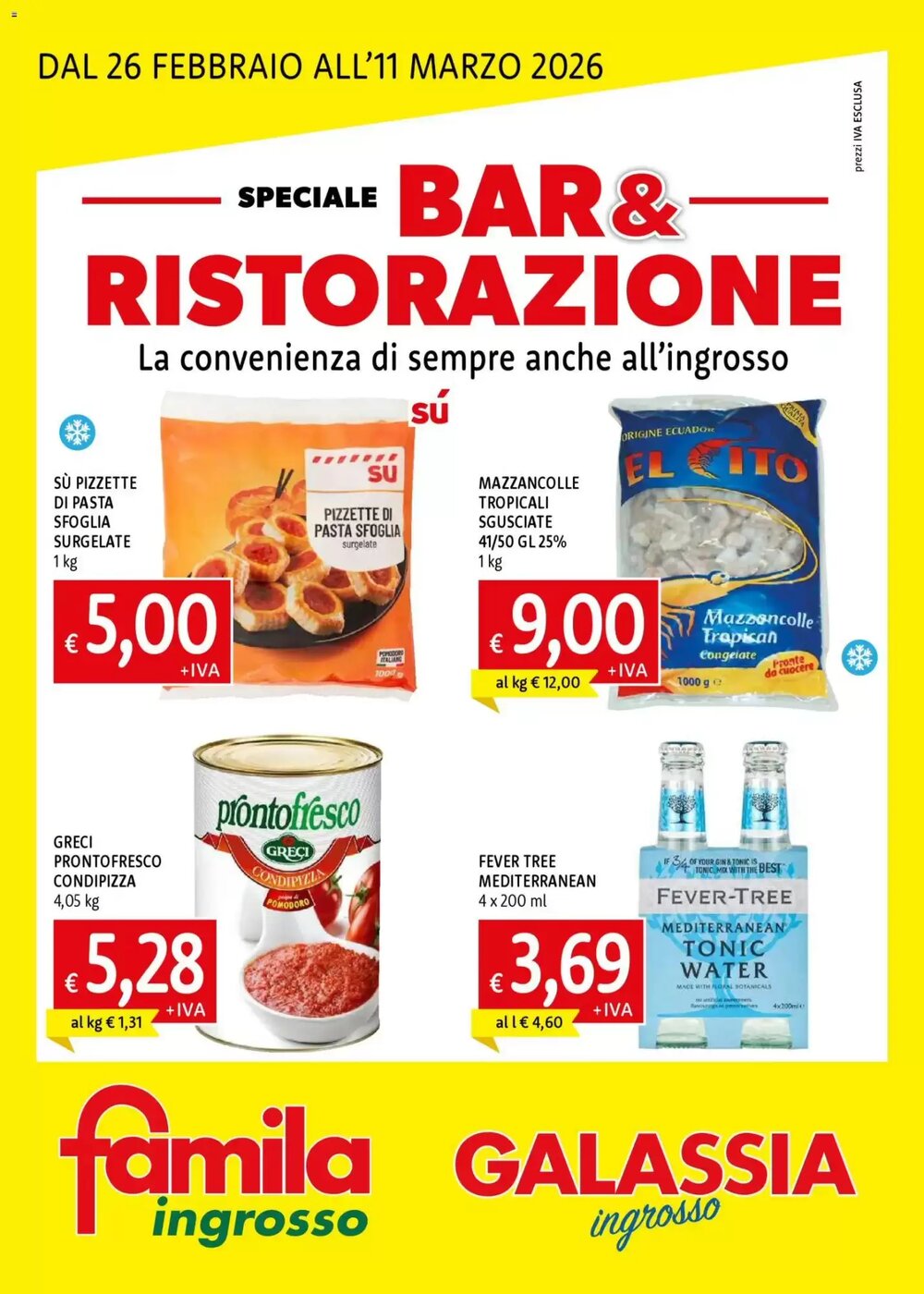 Volantino promozionale Famila  valide dal 26/02/2026 - Pagina 1.