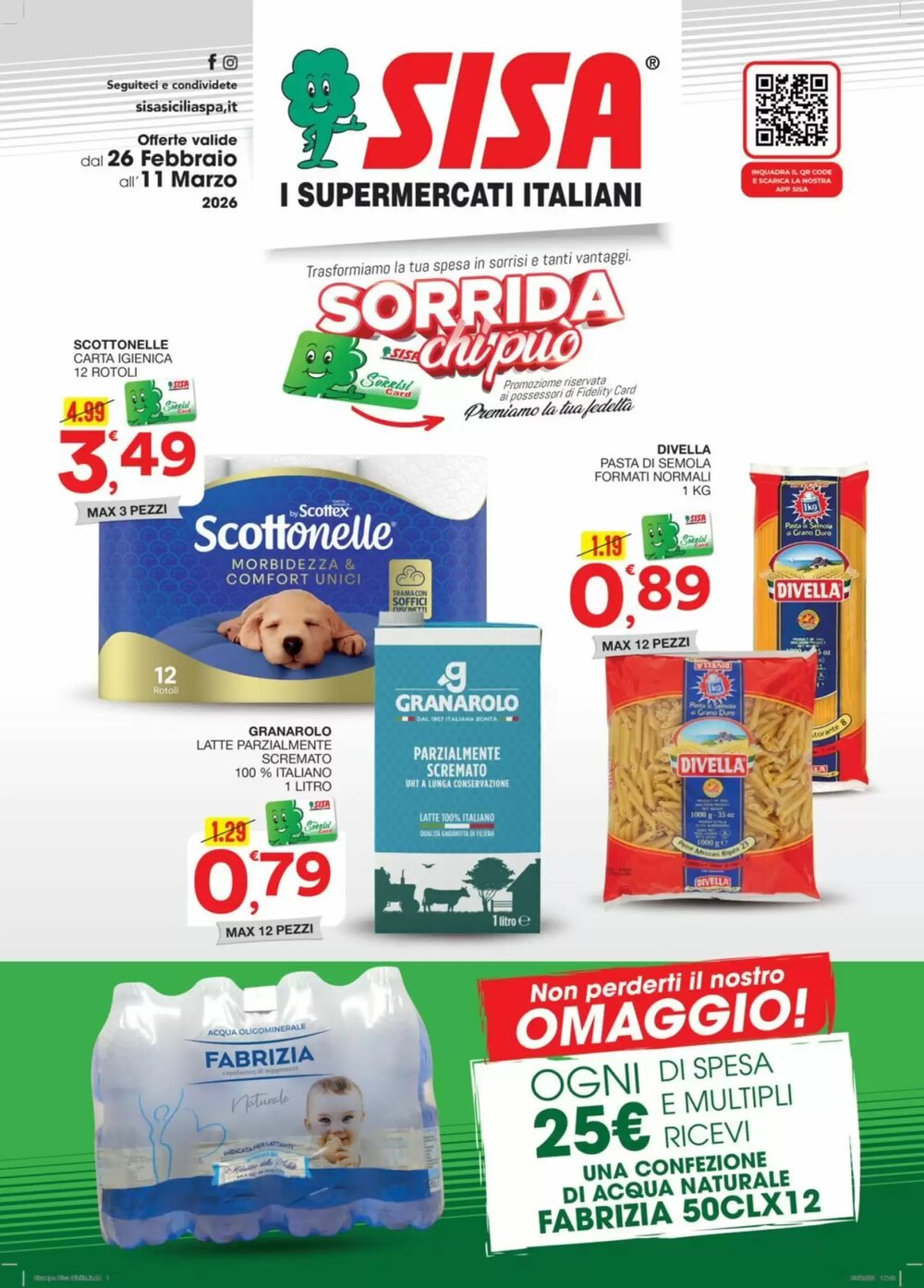 Volantino promozionale Sisa  valide dal 26/02/2026 - Pagina 1.