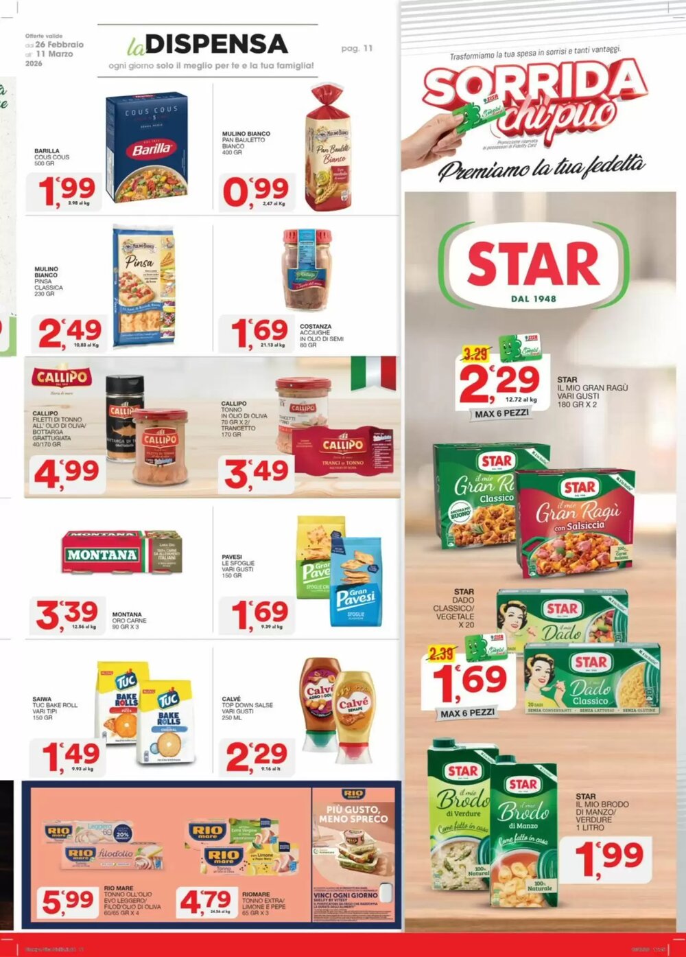 Volantino promozionale Sisa  valide dal 26/02/2026 - Pagina 11.